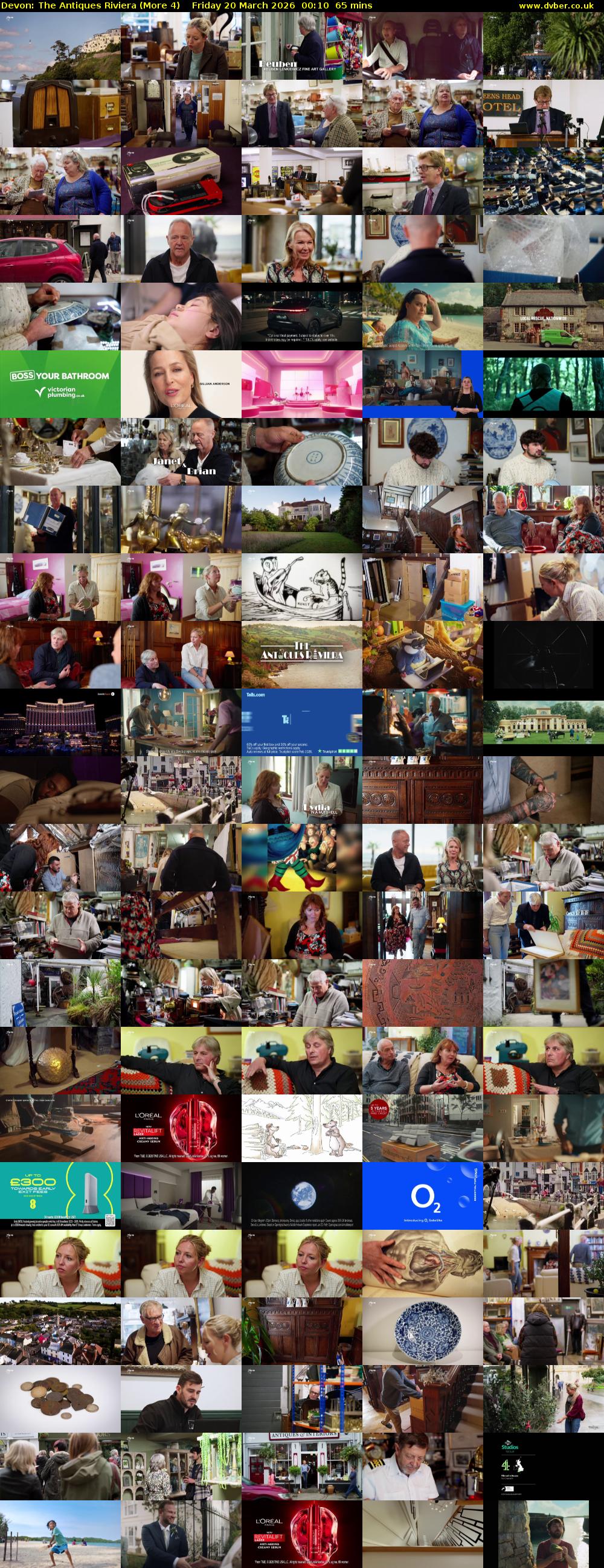 Devon: The Antiques Riviera (More 4) Friday 20 March 2026 00:10 - 01:15
