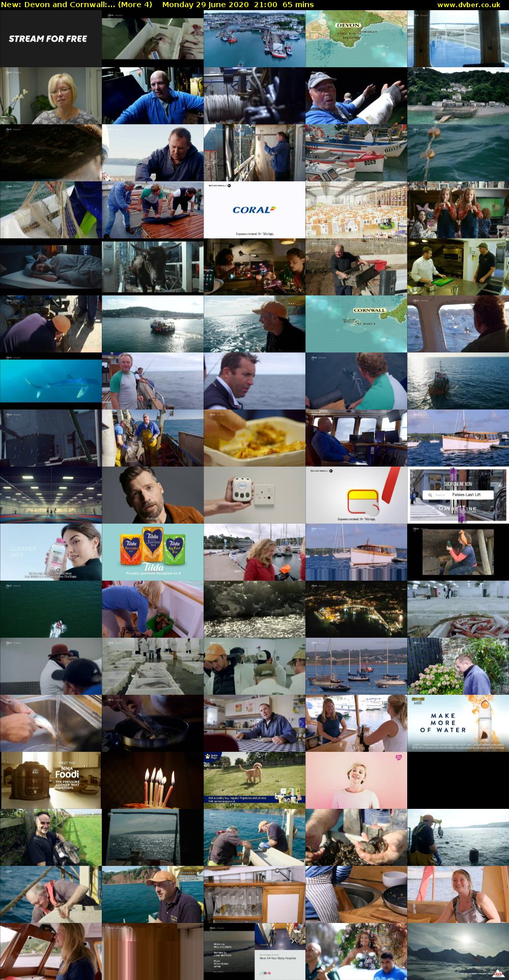 Devon and Cornwall:... (More 4) Monday 29 June 2020 21:00 - 22:05