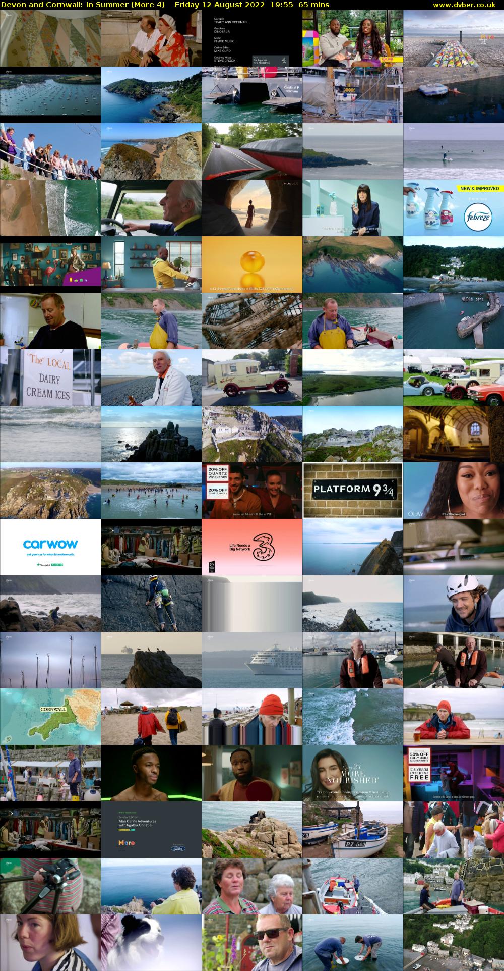Devon and Cornwall: In Summer (More 4) Friday 12 August 2022 19:55 - 21:00