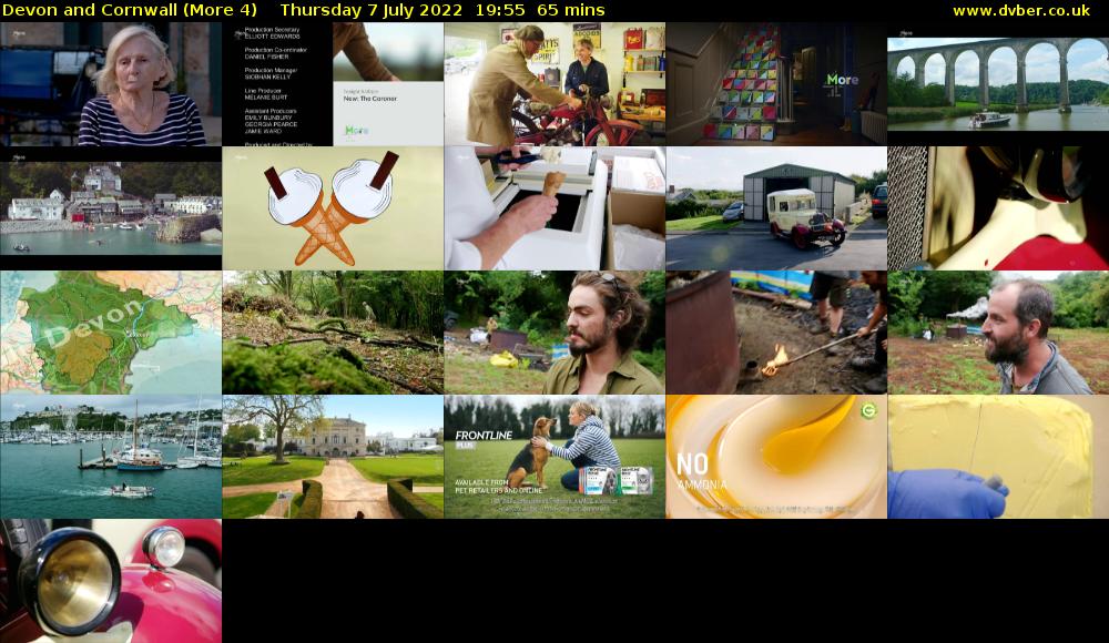 Devon and Cornwall (More 4) Thursday 7 July 2022 19:55 - 21:00