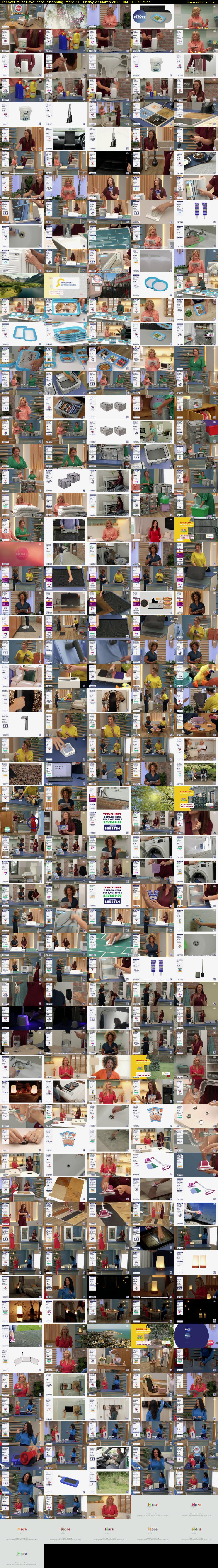 Discover Must Have Ideas: Shopping (More 4) Friday 27 March 2026 06:00 - 08:55