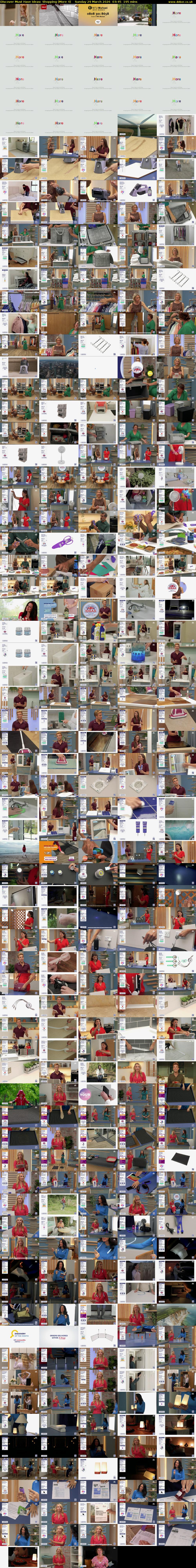 Discover Must Have Ideas: Shopping (More 4) Sunday 29 March 2026 03:45 - 07:00