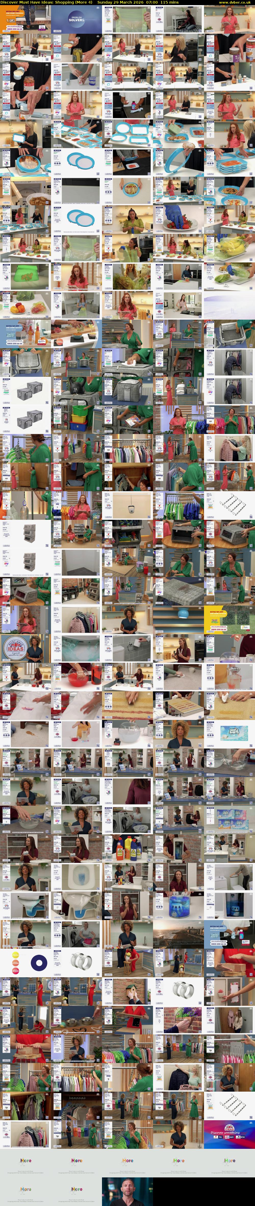 Discover Must Have Ideas: Shopping (More 4) Sunday 29 March 2026 07:00 - 08:55