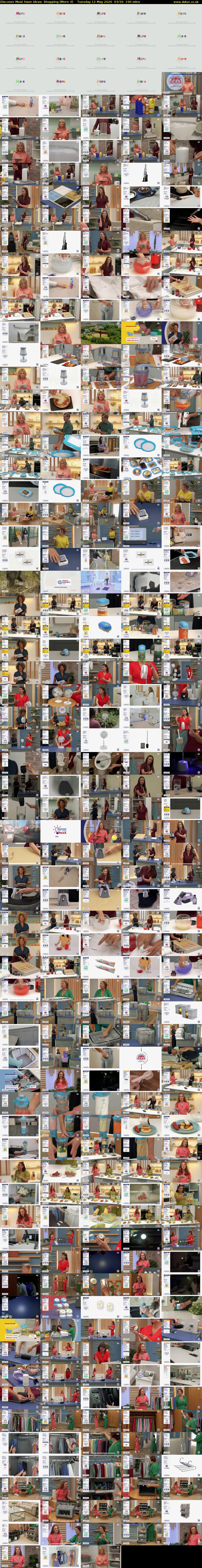 Discover Must Have Ideas: Shopping (More 4) Tuesday 12 May 2026 03:50 - 07:00