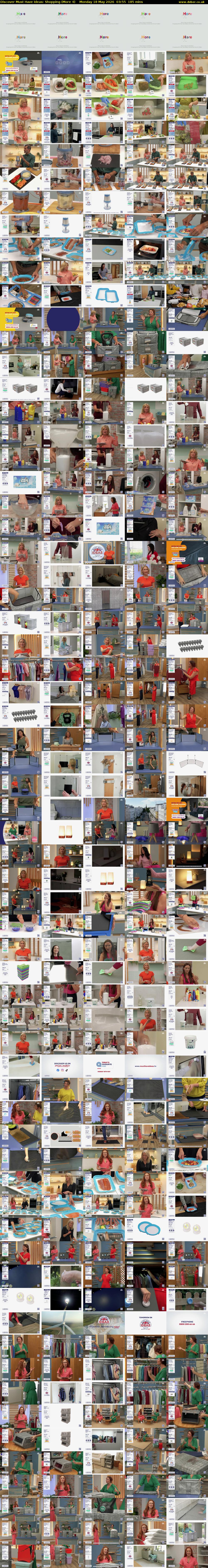Discover Must Have Ideas: Shopping (More 4) Monday 18 May 2026 03:55 - 07:00
