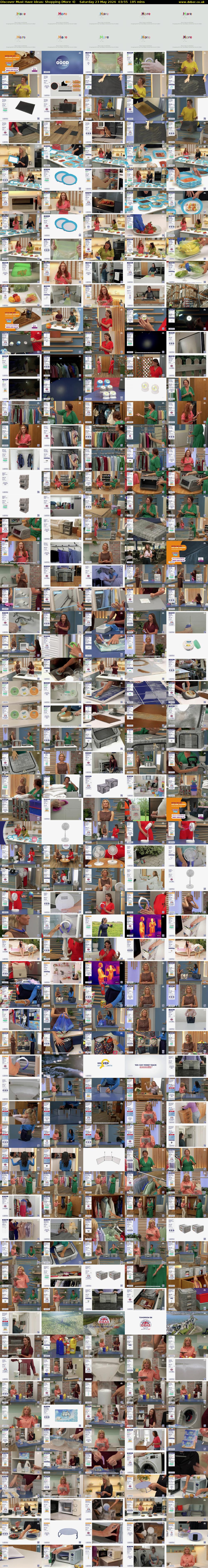 Discover Must Have Ideas: Shopping (More 4) Saturday 23 May 2026 03:55 - 07:00