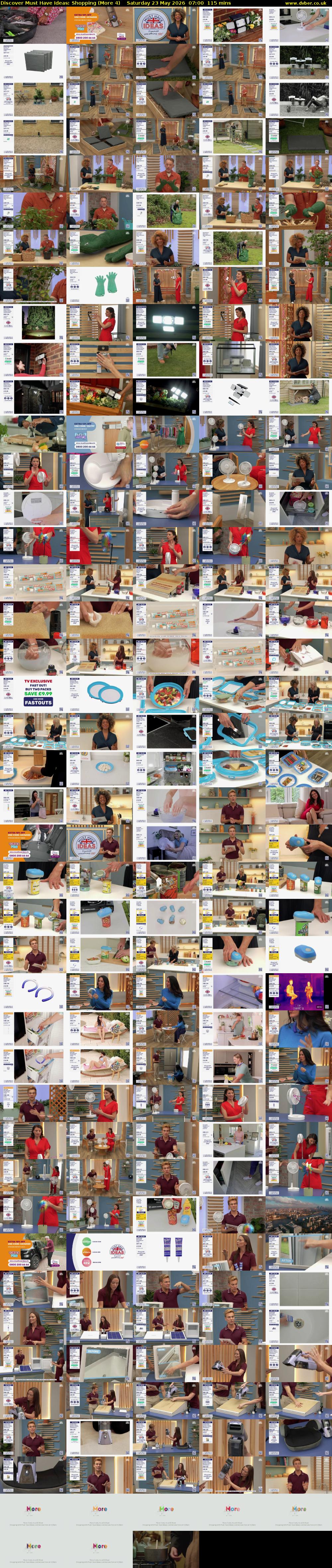 Discover Must Have Ideas: Shopping (More 4) Saturday 23 May 2026 07:00 - 08:55