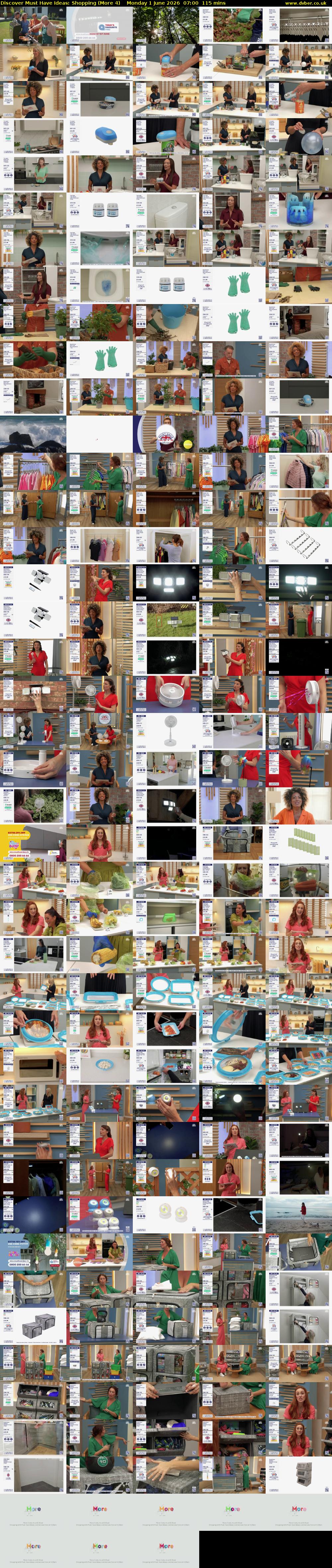 Discover Must Have Ideas: Shopping (More 4) Monday 1 June 2026 07:00 - 08:55