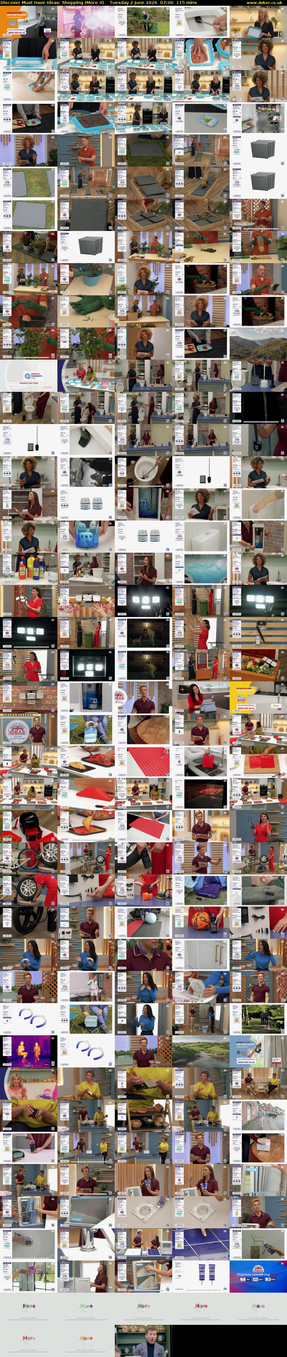 Discover Must Have Ideas: Shopping (More 4) Tuesday 2 June 2026 07:00 - 08:55