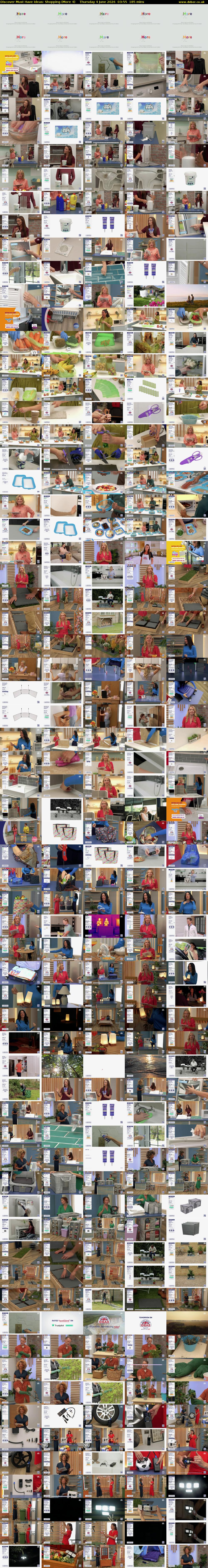 Discover Must Have Ideas: Shopping (More 4) Thursday 4 June 2026 03:55 - 07:00