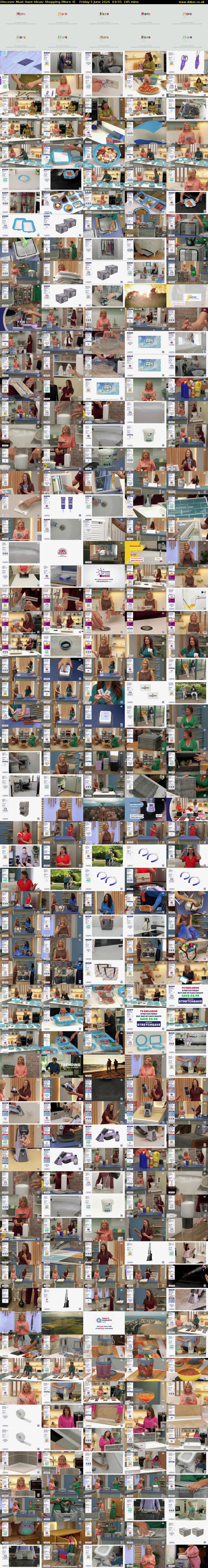 Discover Must Have Ideas: Shopping (More 4) Friday 5 June 2026 03:55 - 07:00