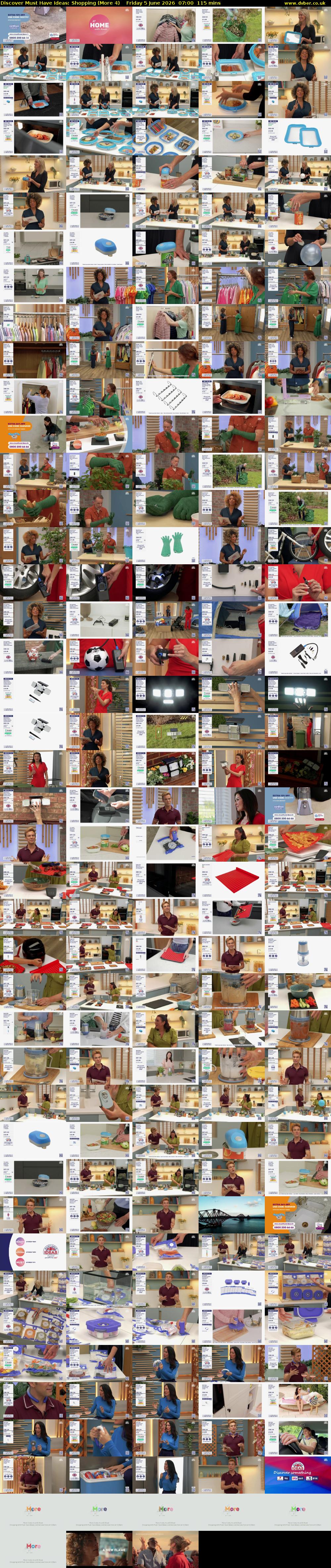 Discover Must Have Ideas: Shopping (More 4) Friday 5 June 2026 07:00 - 08:55