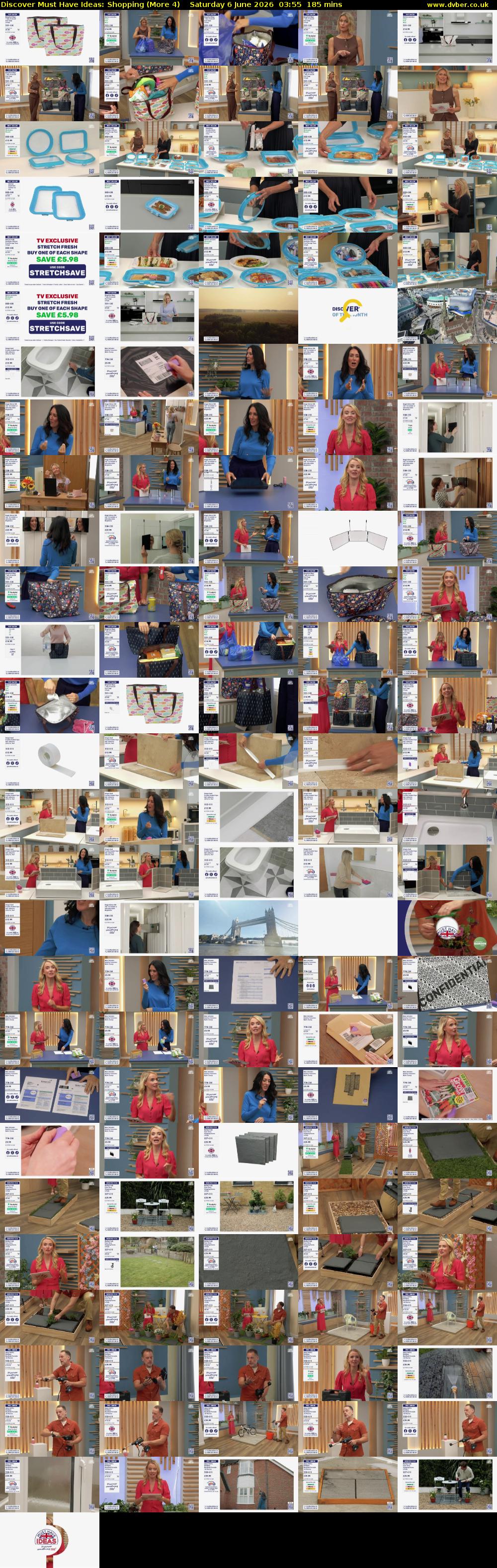 Discover Must Have Ideas: Shopping (More 4) Saturday 6 June 2026 03:55 - 07:00