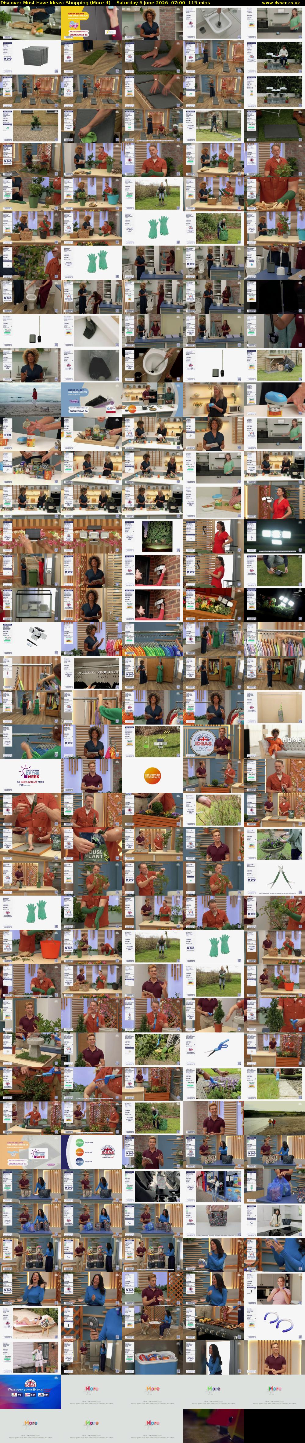 Discover Must Have Ideas: Shopping (More 4) Saturday 6 June 2026 07:00 - 08:55