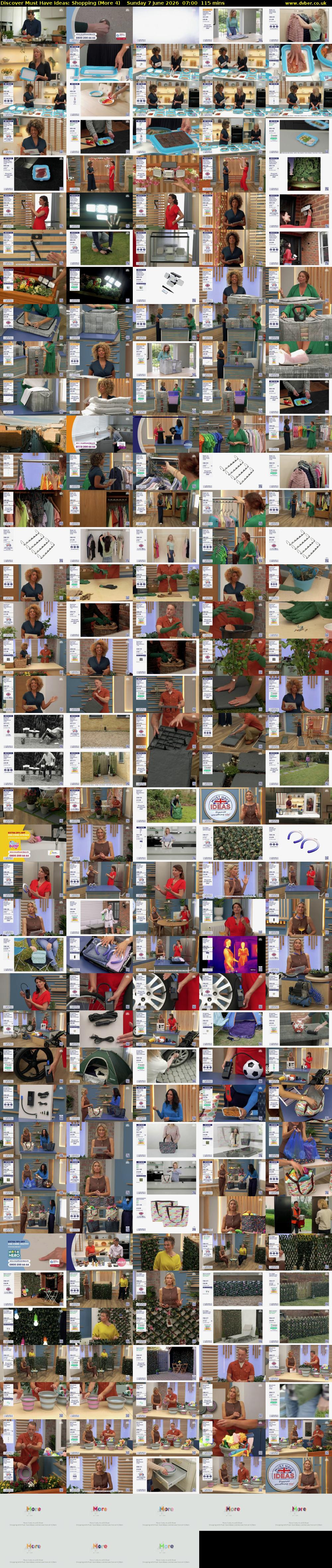 Discover Must Have Ideas: Shopping (More 4) Sunday 7 June 2026 07:00 - 08:55
