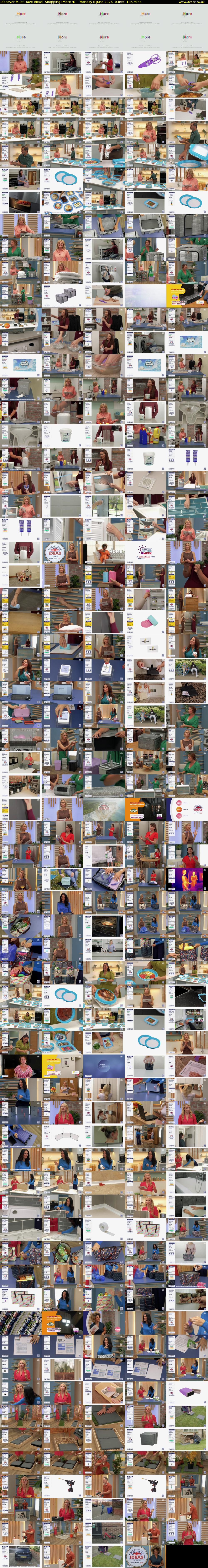 Discover Must Have Ideas: Shopping (More 4) Monday 8 June 2026 03:55 - 07:00
