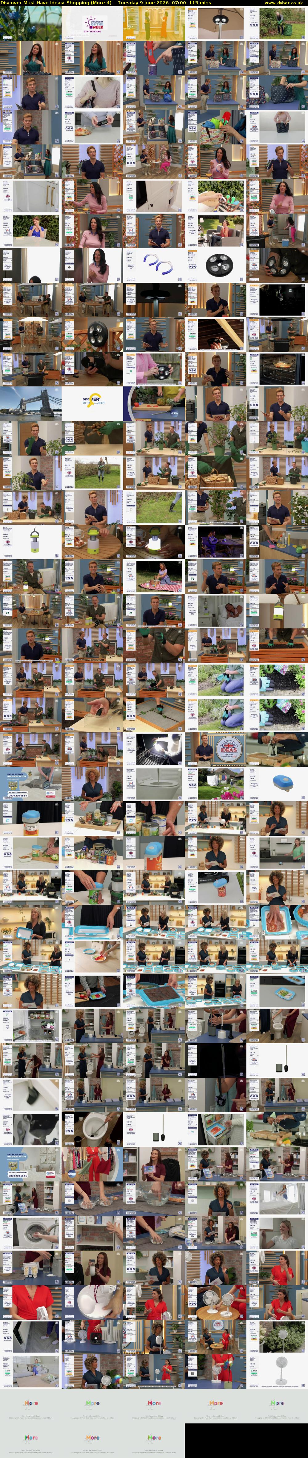 Discover Must Have Ideas: Shopping (More 4) Tuesday 9 June 2026 07:00 - 08:55