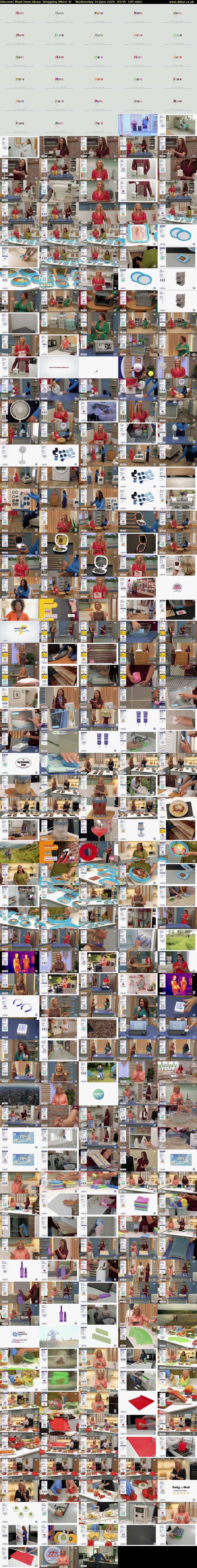 Discover Must Have Ideas: Shopping (More 4) Wednesday 10 June 2026 03:45 - 07:00