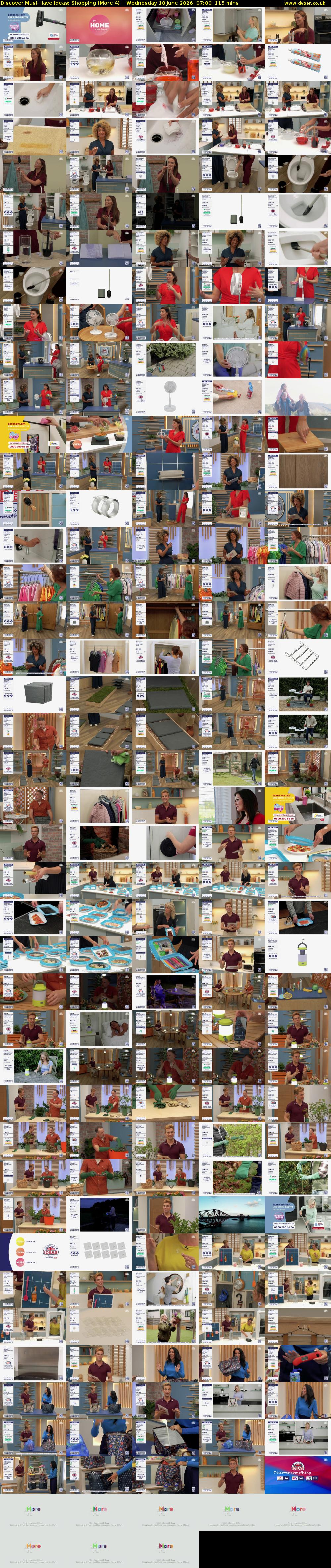 Discover Must Have Ideas: Shopping (More 4) Wednesday 10 June 2026 07:00 - 08:55