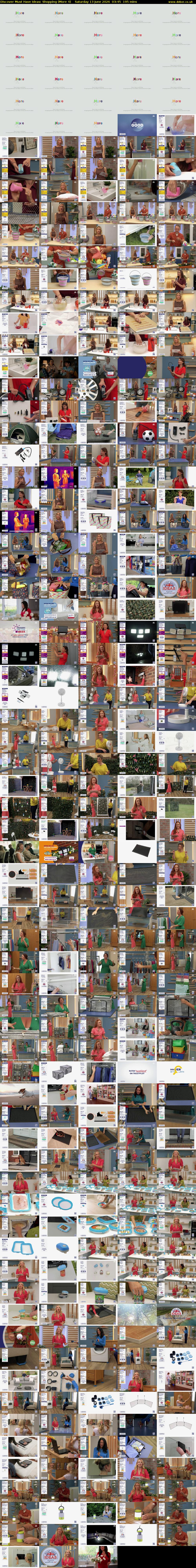 Discover Must Have Ideas: Shopping (More 4) Saturday 13 June 2026 03:45 - 07:00