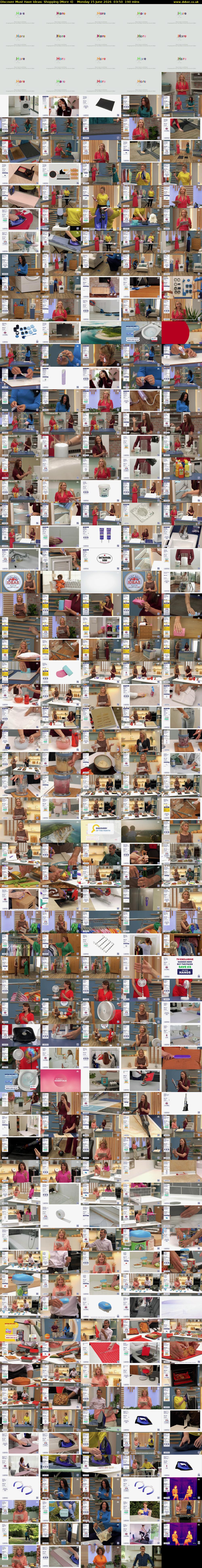 Discover Must Have Ideas: Shopping (More 4) Monday 15 June 2026 03:50 - 07:00