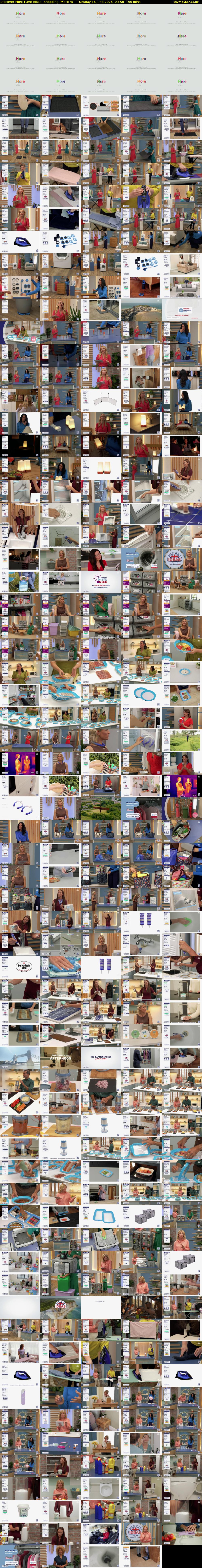 Discover Must Have Ideas: Shopping (More 4) Tuesday 16 June 2026 03:50 - 07:00