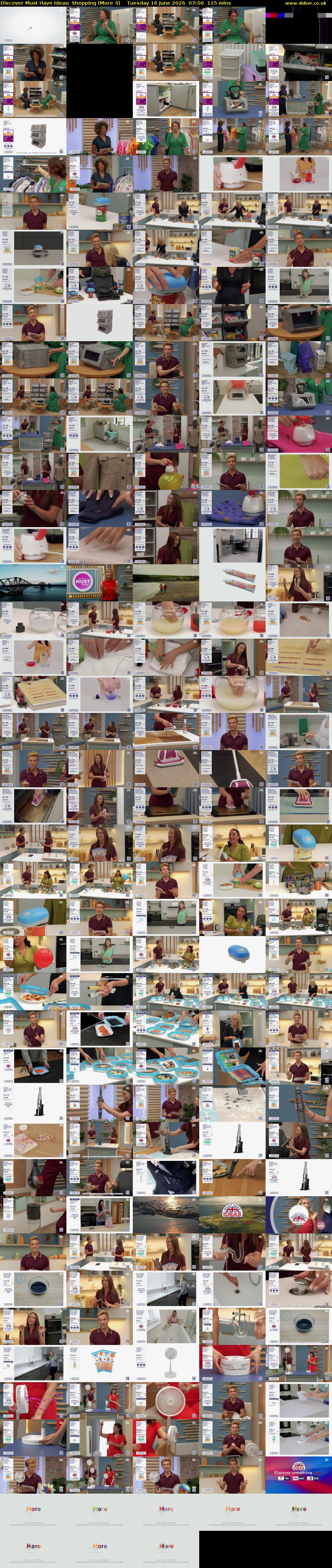 Discover Must Have Ideas: Shopping (More 4) Tuesday 16 June 2026 07:00 - 08:55