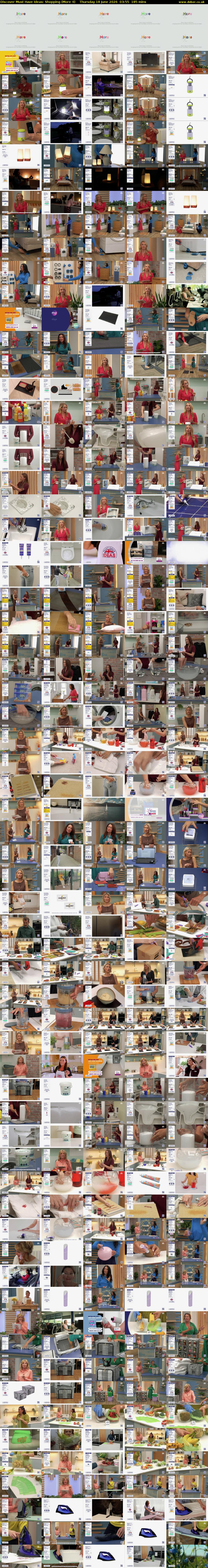 Discover Must Have Ideas: Shopping (More 4) Thursday 18 June 2026 03:55 - 07:00