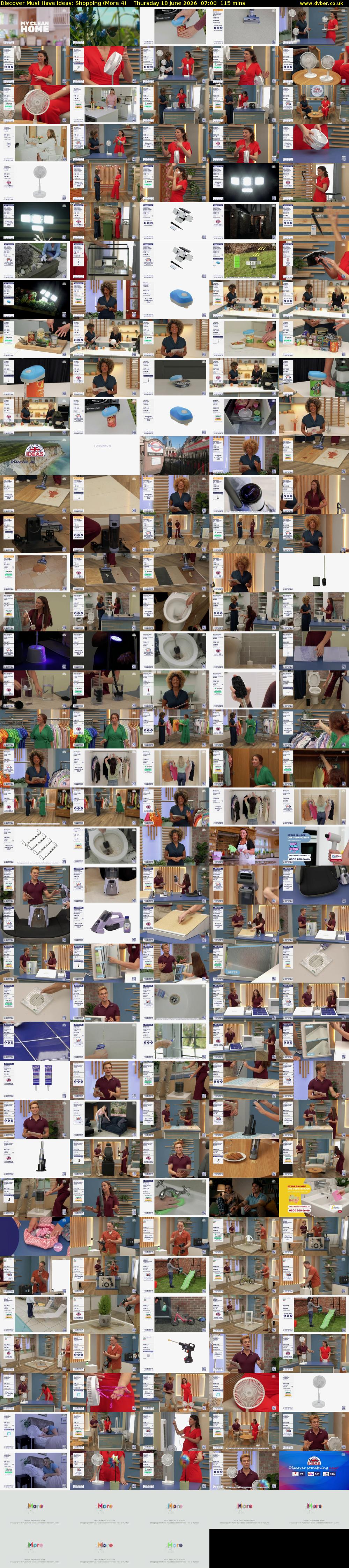 Discover Must Have Ideas: Shopping (More 4) Thursday 18 June 2026 07:00 - 08:55