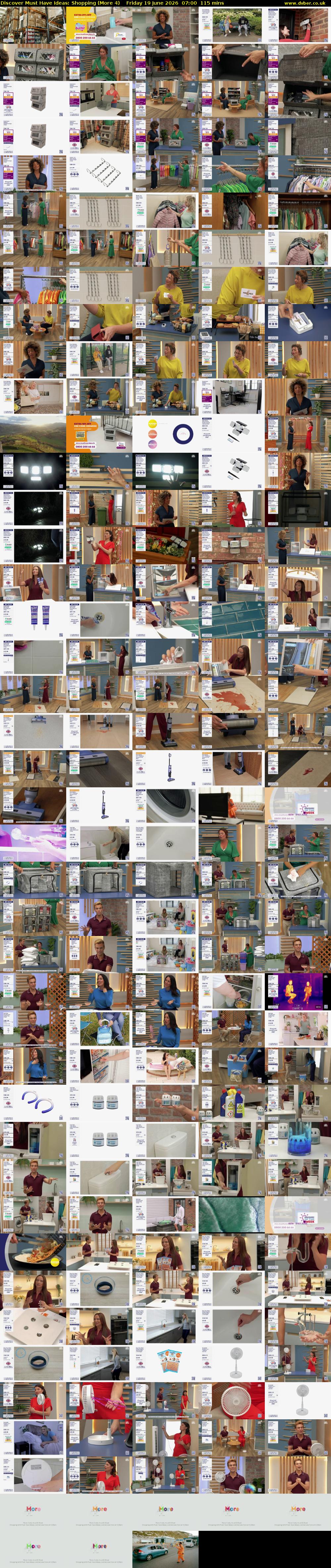Discover Must Have Ideas: Shopping (More 4) Friday 19 June 2026 07:00 - 08:55
