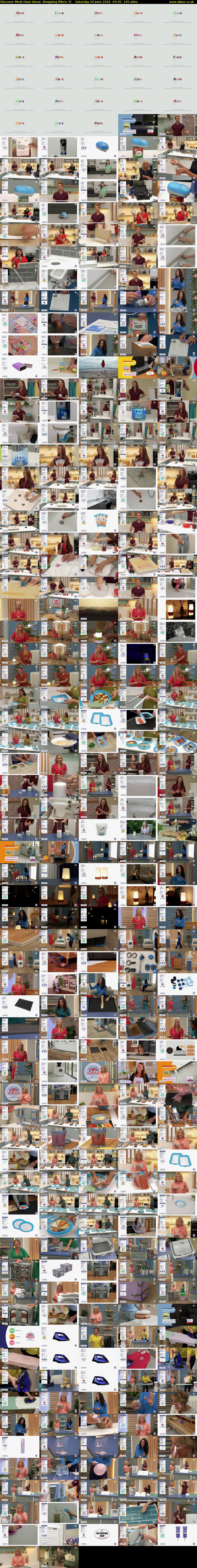 Discover Must Have Ideas: Shopping (More 4) Saturday 20 June 2026 03:45 - 07:00