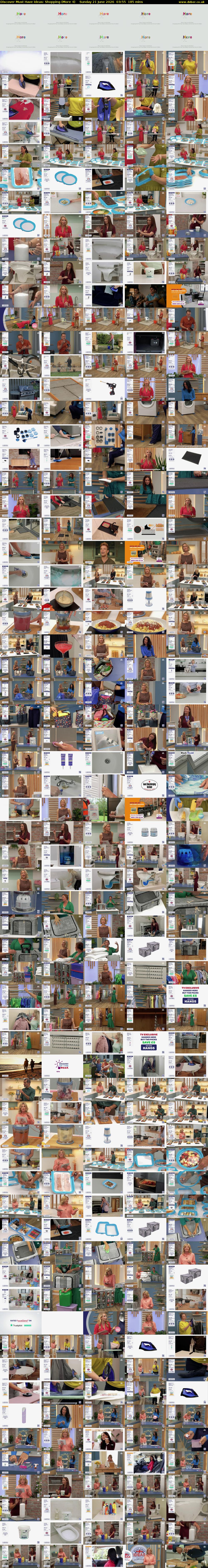Discover Must Have Ideas: Shopping (More 4) Sunday 21 June 2026 03:55 - 07:00