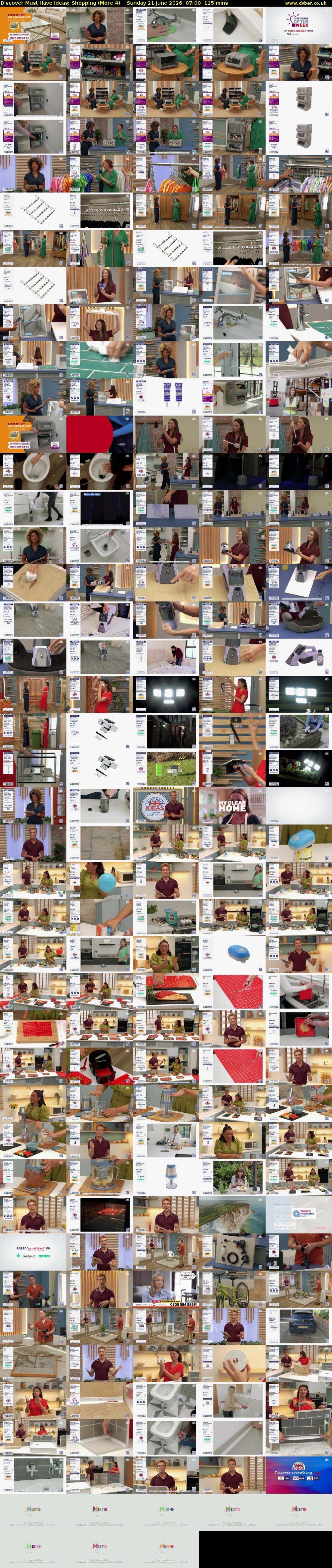 Discover Must Have Ideas: Shopping (More 4) Sunday 21 June 2026 07:00 - 08:55