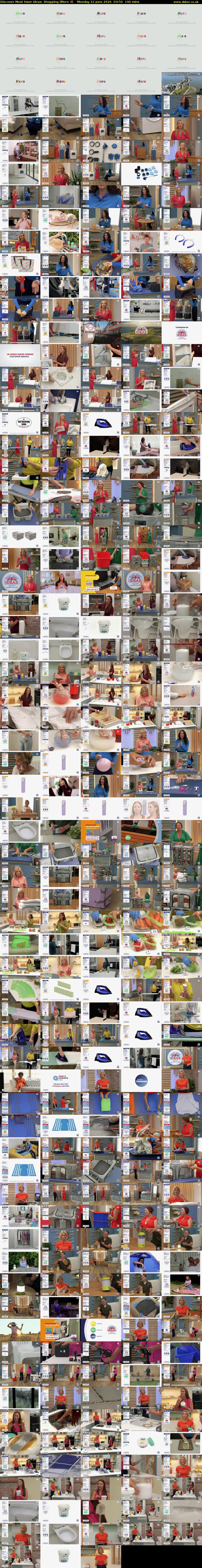 Discover Must Have Ideas: Shopping (More 4) Monday 22 June 2026 03:50 - 07:00