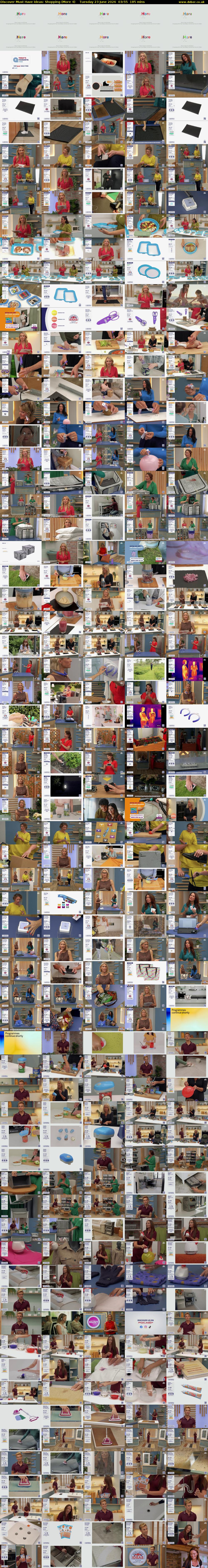 Discover Must Have Ideas: Shopping (More 4) Tuesday 23 June 2026 03:55 - 07:00