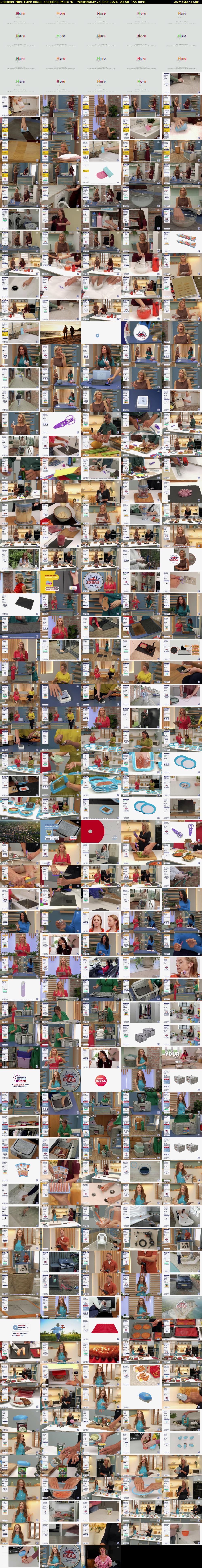Discover Must Have Ideas: Shopping (More 4) Wednesday 24 June 2026 03:50 - 07:00