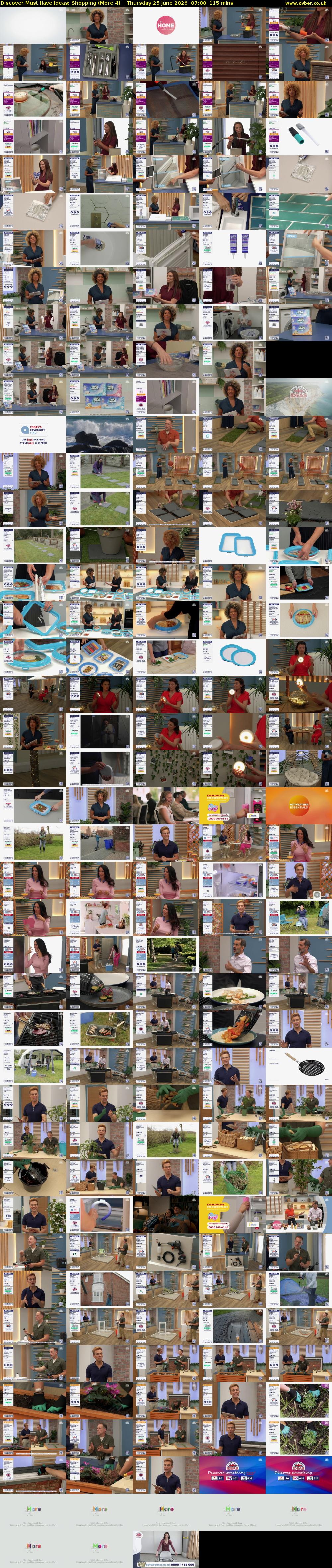 Discover Must Have Ideas: Shopping (More 4) Thursday 25 June 2026 07:00 - 08:55