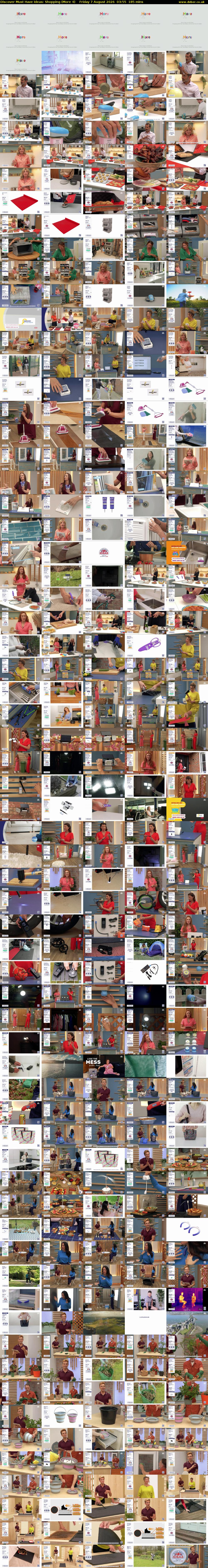 Discover Must Have Ideas: Shopping (More 4) Friday 7 August 2026 03:55 - 07:00