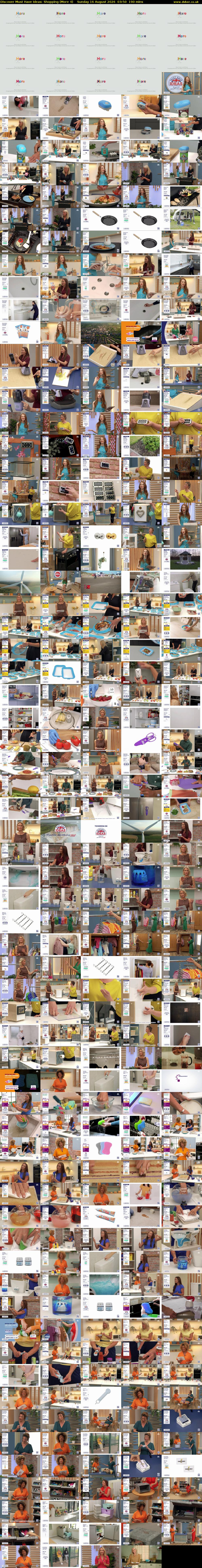 Discover Must Have Ideas: Shopping (More 4) Sunday 16 August 2026 03:50 - 07:00
