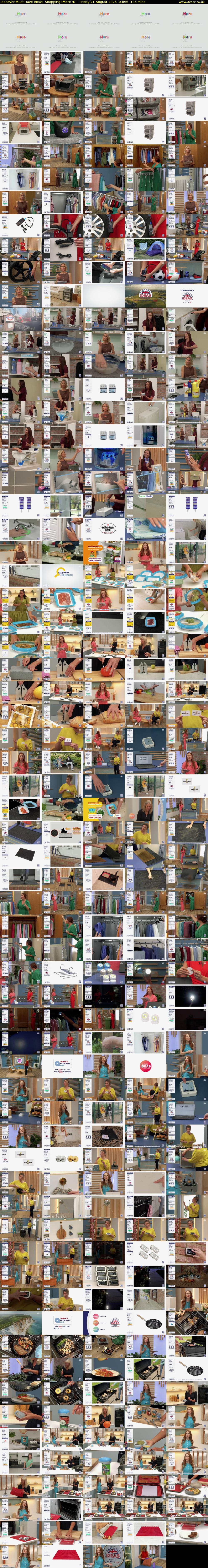 Discover Must Have Ideas: Shopping (More 4) Friday 21 August 2026 03:55 - 07:00