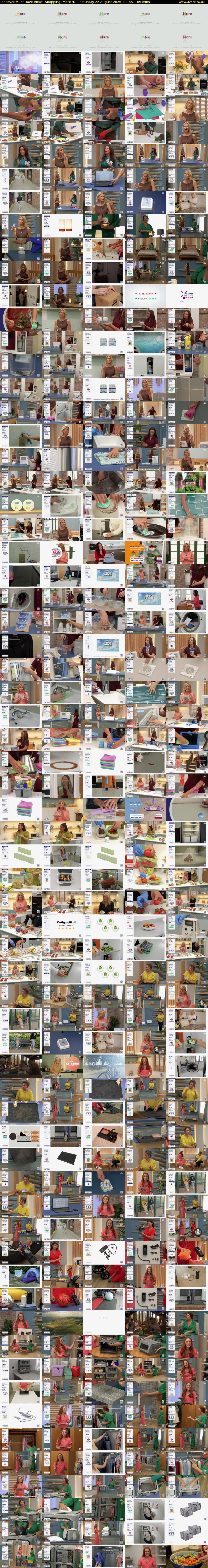 Discover Must Have Ideas: Shopping (More 4) Saturday 22 August 2026 03:55 - 07:00