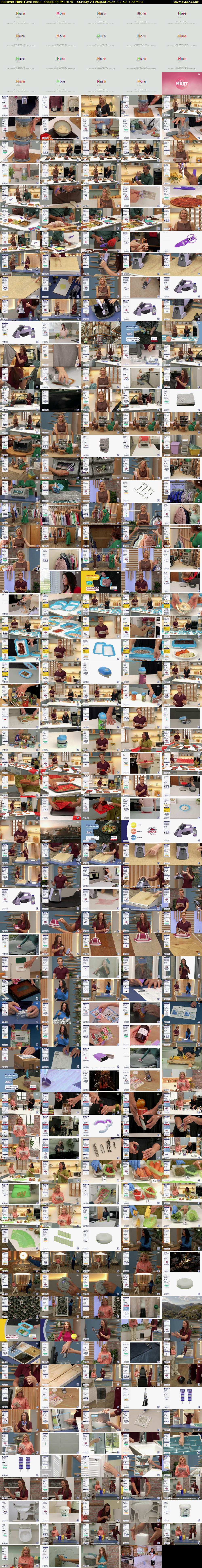 Discover Must Have Ideas: Shopping (More 4) Sunday 23 August 2026 03:50 - 07:00