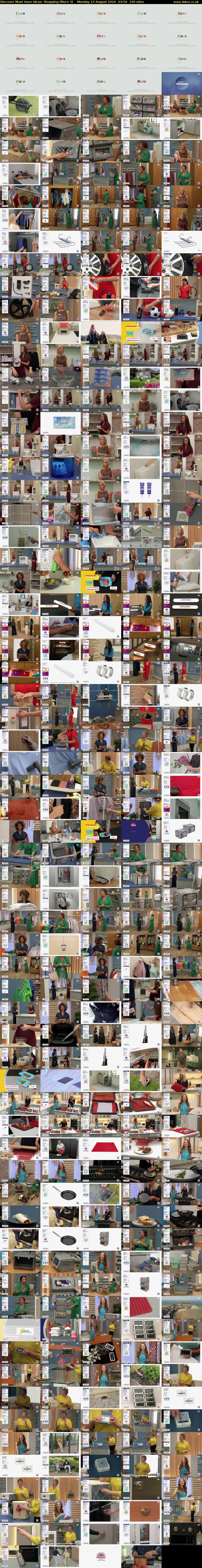 Discover Must Have Ideas: Shopping (More 4) Monday 24 August 2026 03:50 - 07:00