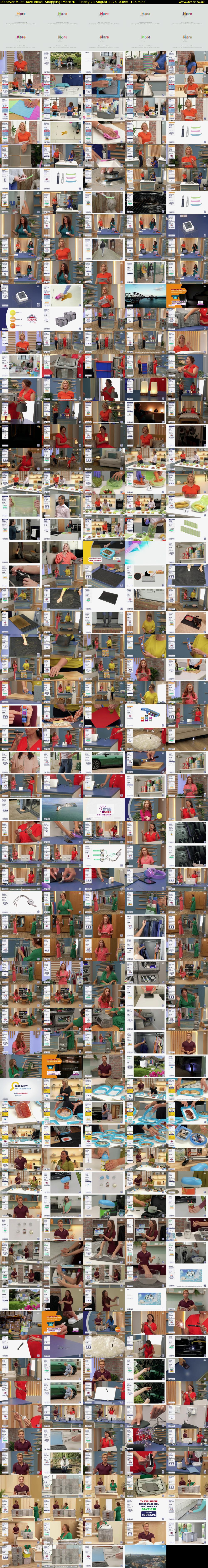 Discover Must Have Ideas: Shopping (More 4) Friday 28 August 2026 03:55 - 07:00