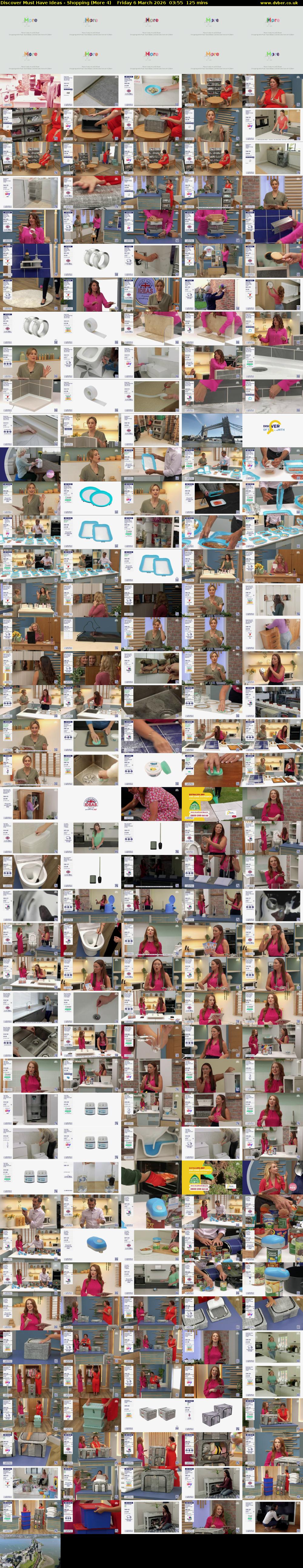 Discover Must Have Ideas - Shopping (More 4) Friday 6 March 2026 03:55 - 06:00