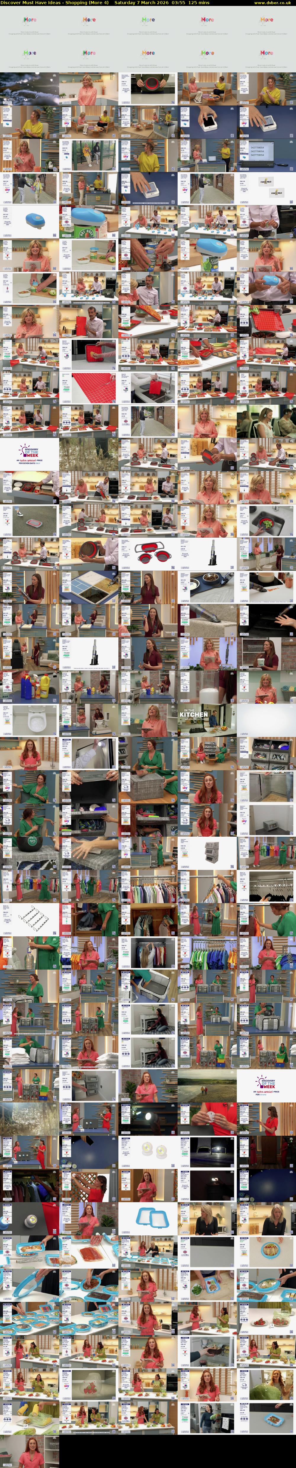 Discover Must Have Ideas - Shopping (More 4) Saturday 7 March 2026 03:55 - 06:00