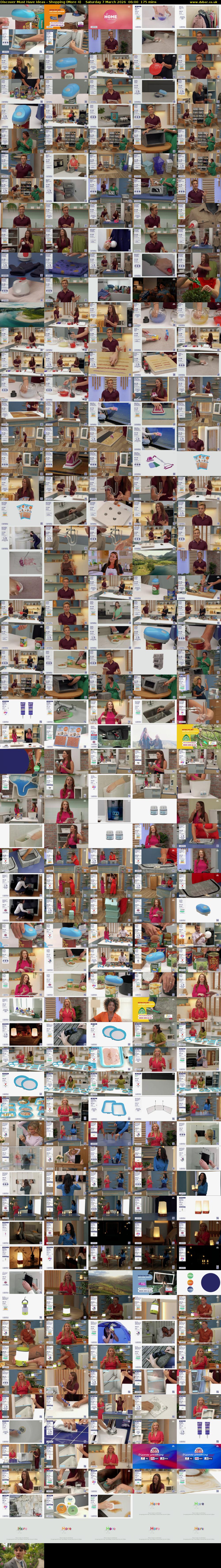 Discover Must Have Ideas - Shopping (More 4) Saturday 7 March 2026 06:00 - 08:55