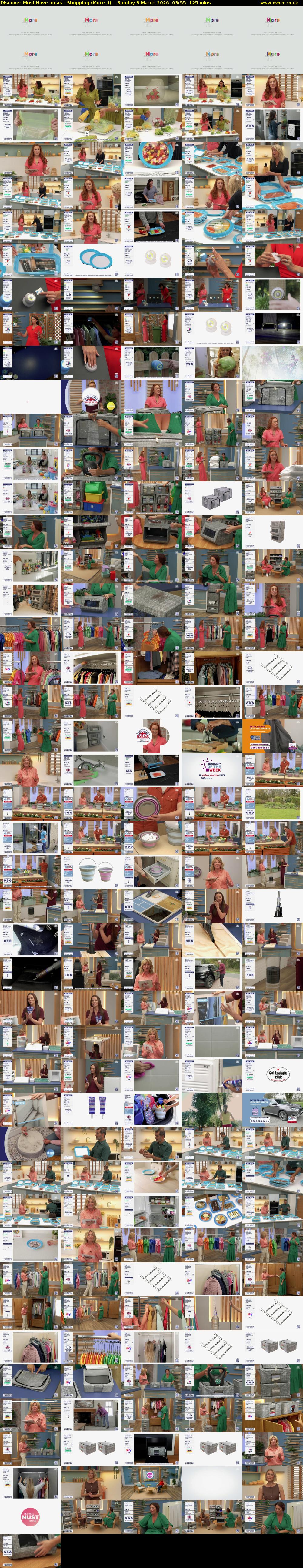 Discover Must Have Ideas - Shopping (More 4) Sunday 8 March 2026 03:55 - 06:00