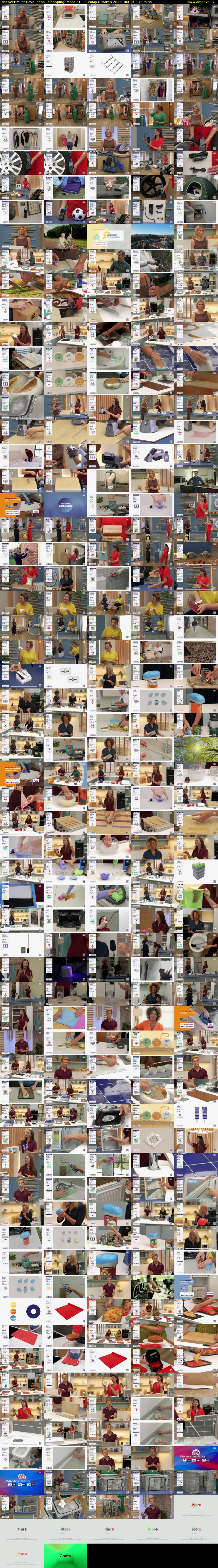 Discover Must Have Ideas - Shopping (More 4) Sunday 8 March 2026 06:00 - 08:55