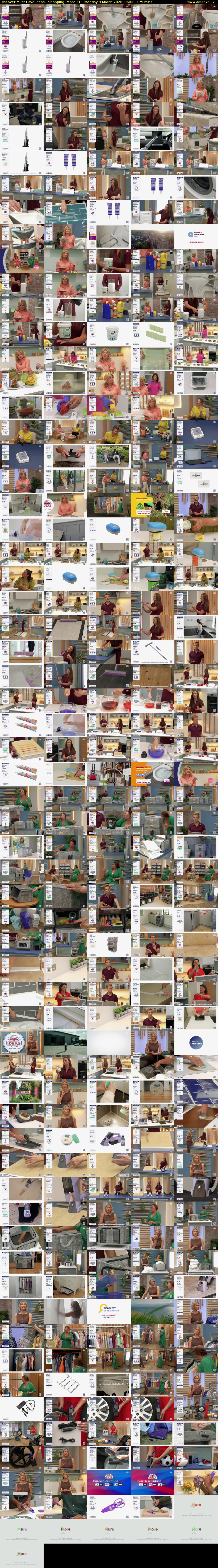 Discover Must Have Ideas - Shopping (More 4) Monday 9 March 2026 06:00 - 08:55